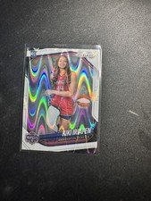 2025 Panini Prizm WNBA #149 Kiki Iriafen White Seismic Prizms
