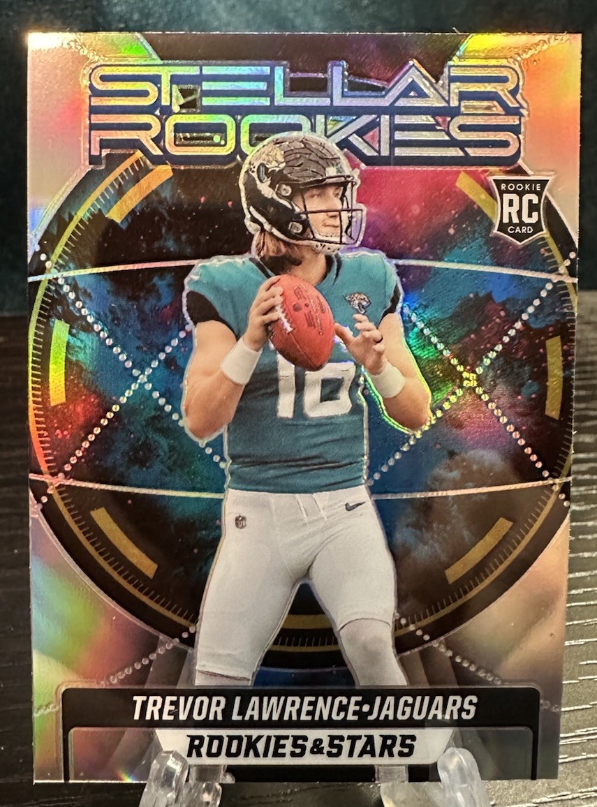 2021 Rookies & Stars TREVOR LAWRENCE Stellar Rookies SR-1 Silver Prizm RC Jags