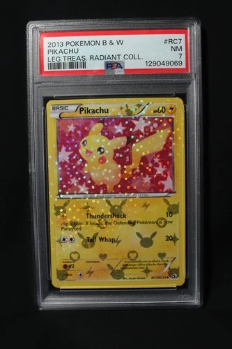 Pikachu (RC7/R25) Legendary Treasures Radiant Collection - PSA 7