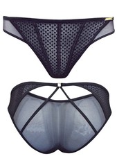 BOUX AVENUE BLACK  AMINA GEO LACE BRIEF  SIZE UK 12  NEW   RRP £16  BARGAIN