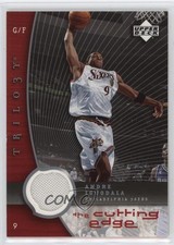 2005-06 Upper Deck Trilogy The Cutting Edge Jersey Andre Iguodala #CE-AI qw7