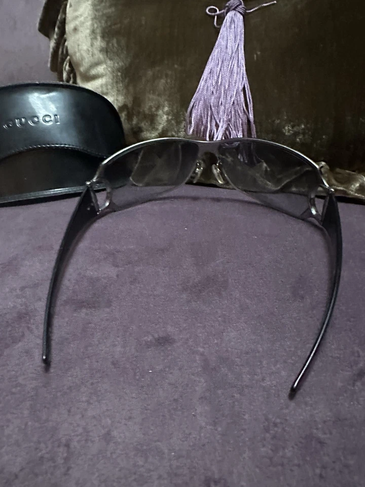 Gafas de sol Gucci gris GG 2712 Horsebit Shield Foto 4 de 4