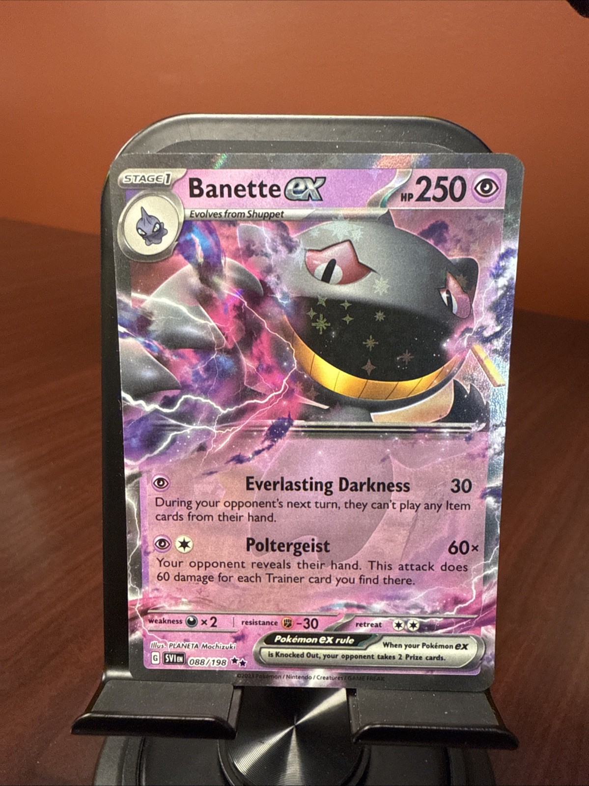 Pokémon TCG Scarlet & Violet Banette ex #88/198 Double Rare
