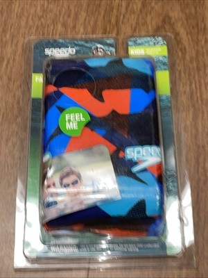 Speedo Learn 2 Swim Kid Fabric Swimming Armbands Navy & Orange  Age 2-12 New