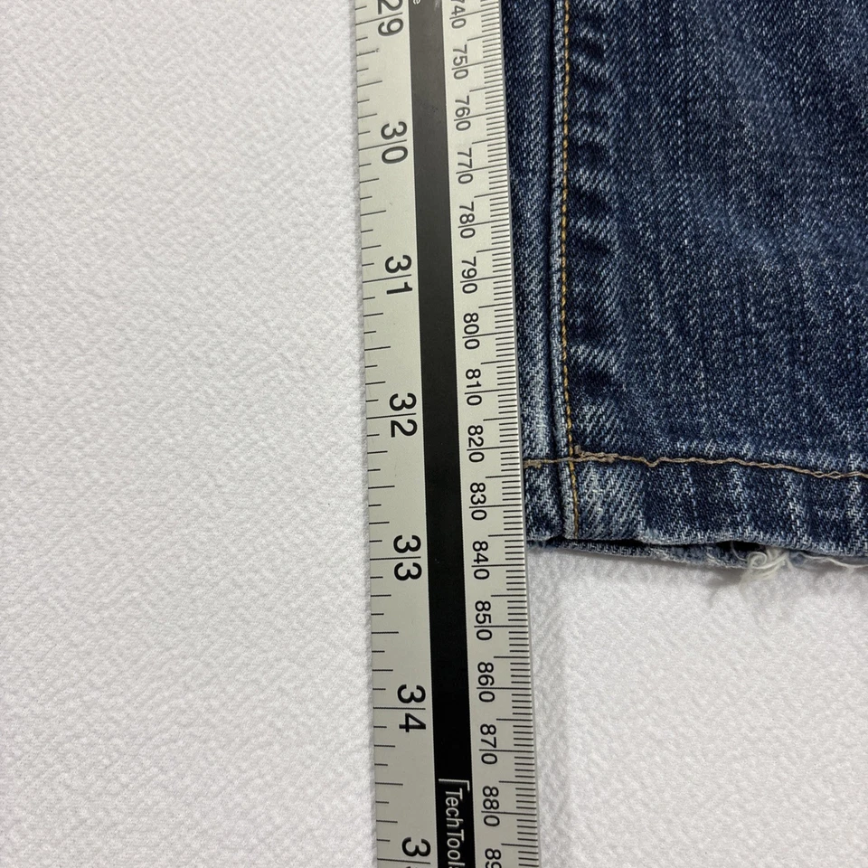 Levi’s Capital E Skinner Jeans Men’s 33x34 Low Slim Boot Denim Button Fly - Image 2 of 4