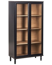 Armoire à Vitrine Décorative en Bois d'Ingénierie Buffet Meubles de Salle à