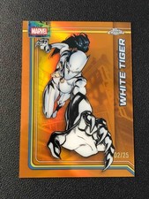 2026 Topps Chrome Marvel #197 White Tiger Orange Refractor /25