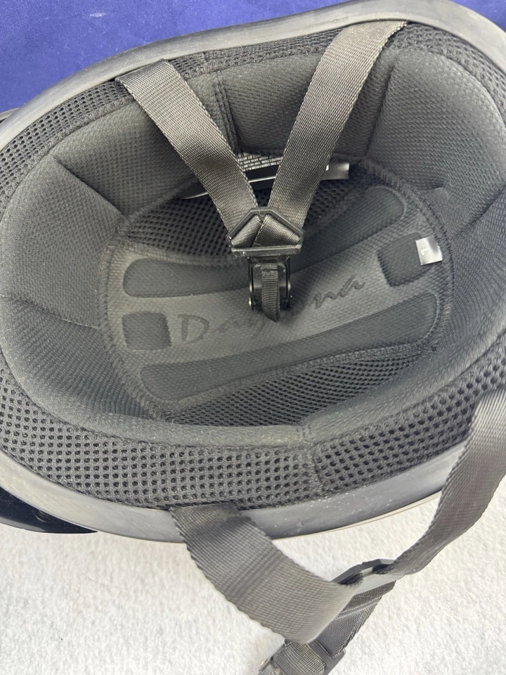 Boné caveira capacete motocicleta Daytona - Preto - Tamanho grande - Imagem 4 de 4