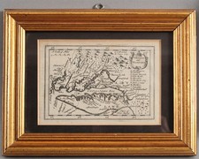 Antique 17thC JOHN SPEED Engraved Colonial Virginia Maryland Chesapeake Bay Map
