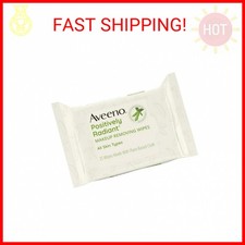 Aveeno Positively Radiant Alcohol Free Makeup Removing Face Wipes, Ultra Soft, G