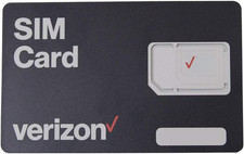Verizon Wireless 4G LTE SIM Card - All 3 Sizes 3-In-1 , Nano/Micro/Standard Siz