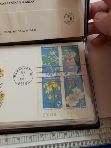 Fleetwood Wildflowers of America FDC #54874C 1979 Milwaukee, WI, 4 pg 4 each - Picture 6 of 6
