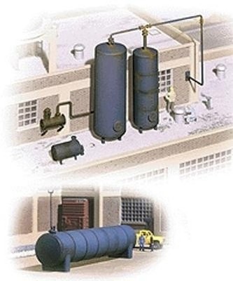 Walthers Cornerstone 933-3514 HO Industrie Lagerbehälter Bausatz