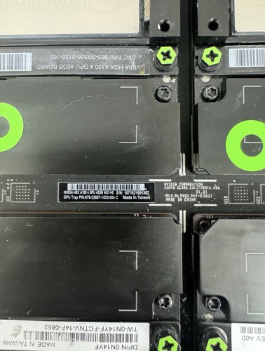 Nvidia HGX Board w/ 4x A100 40GB SXM4 GPU Dell PN 700T5 Used - Picture 4 of 4