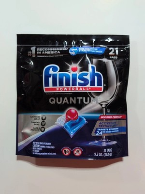 Finish Quantum w/ Activblu Technology 21ct Dishwasher Detergent
