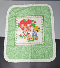 Strawberry Shortcake Vintage Quilt hobby toy goods collection 32x42" Crib