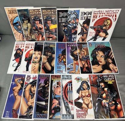 Double Impact Vol 1 & 2 Full Runs #0-7 23 Books With Variants Specials