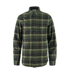 Fjallraven Singi Heavy Flannel Shirt Black / Deep Forest