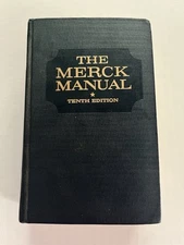 The Merck Manual of Diagnosis and Therapy 10th Edition Vintage 1961