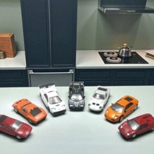 Modellino pressofuso Lamborghini Super Car Collection scala 1/72 set completo di 7 JP
