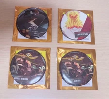 Demon Slayer Kimetsu no Yaiba Monogatari no Senaka Can Badge Set New With Bonus