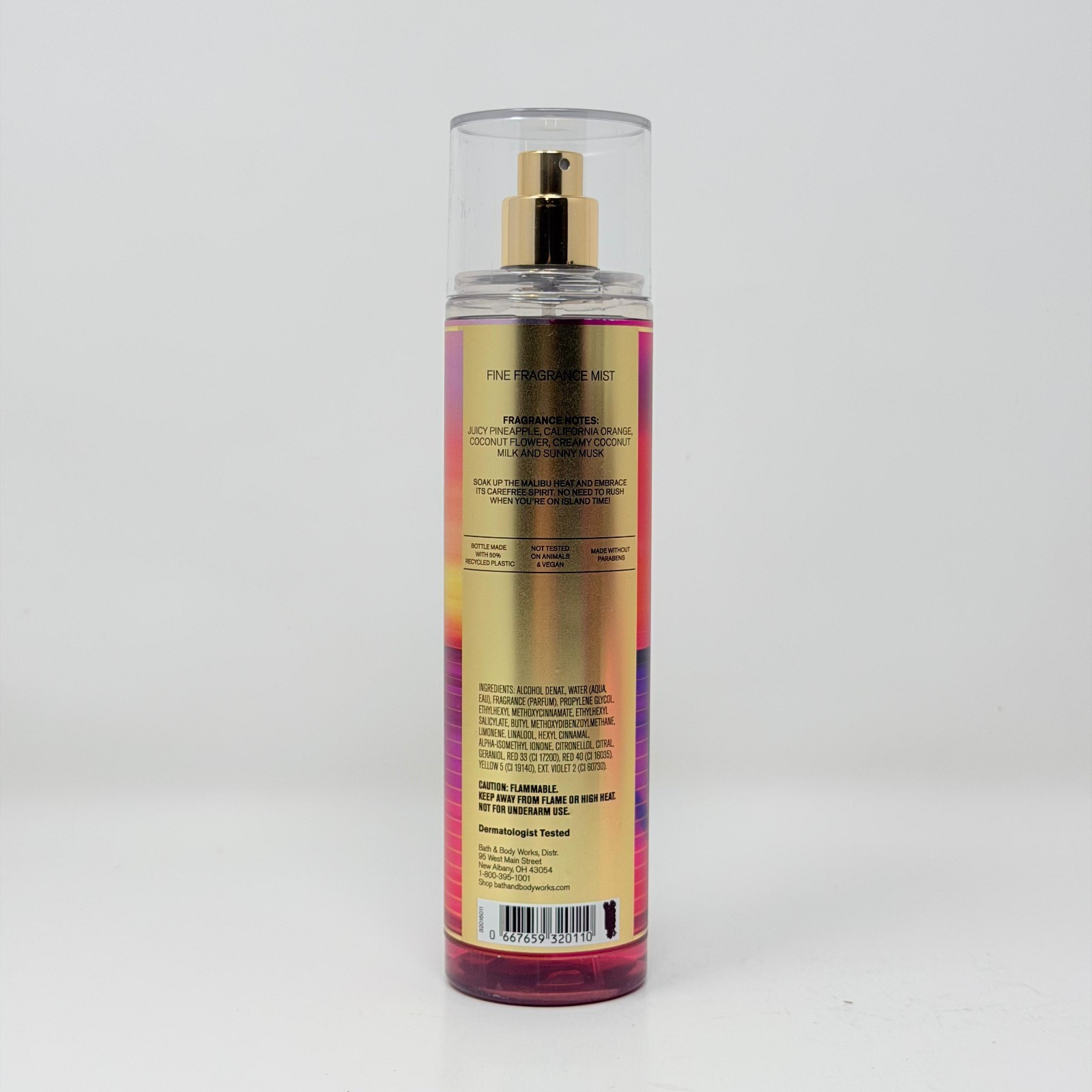 Bath & Body Works Malibu Heat Fine Fragrance Mist 8 Fl Oz