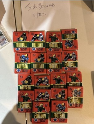 One 1980 Topps Football Unopened Wax Pack