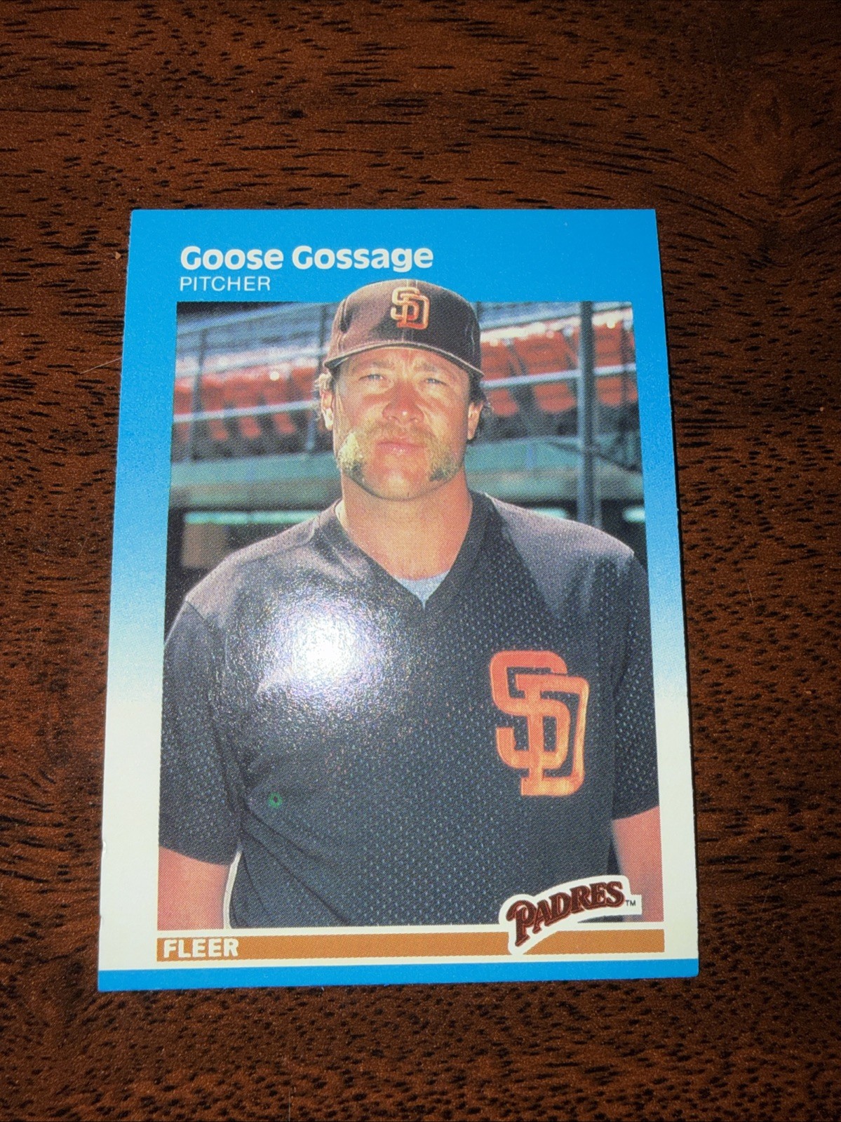 Goose Gossage #415 Baseball Cards 1987 Fleer trading card — raw and PSA graded price guide