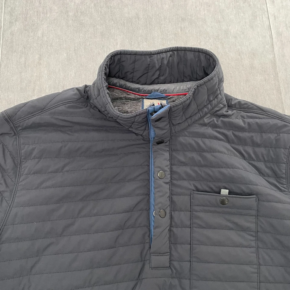 Relwen Jacket Adult Large Gray Windzip Popover Quilted Pullover Huckberry Mens L - Image 4 of 4