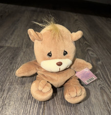 Enesco Precious Moments Tender Tails Plush Bear Brown w/ Hang Tag 1997 358274