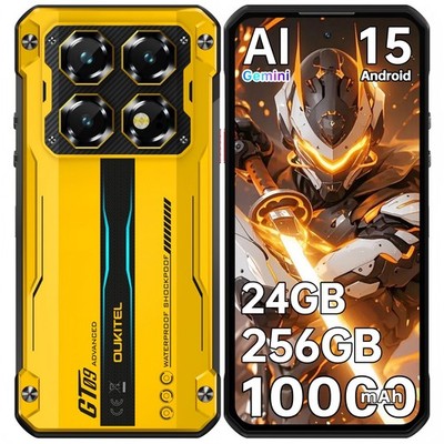 OUKITEL WP60 Outdoor Handy 5G 24GB+256GB 7.2'' IP68/IP69K Smartphone Ohne Vertrag