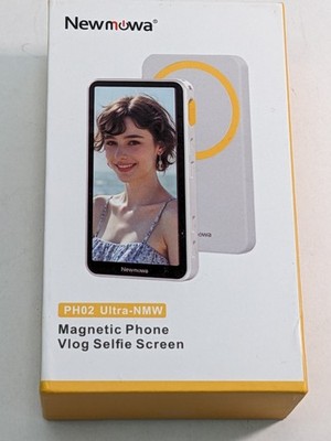 Newmowa PH02 Ultra Magnetic Phone Vlog Selfie Monitor Screen - New Open Box