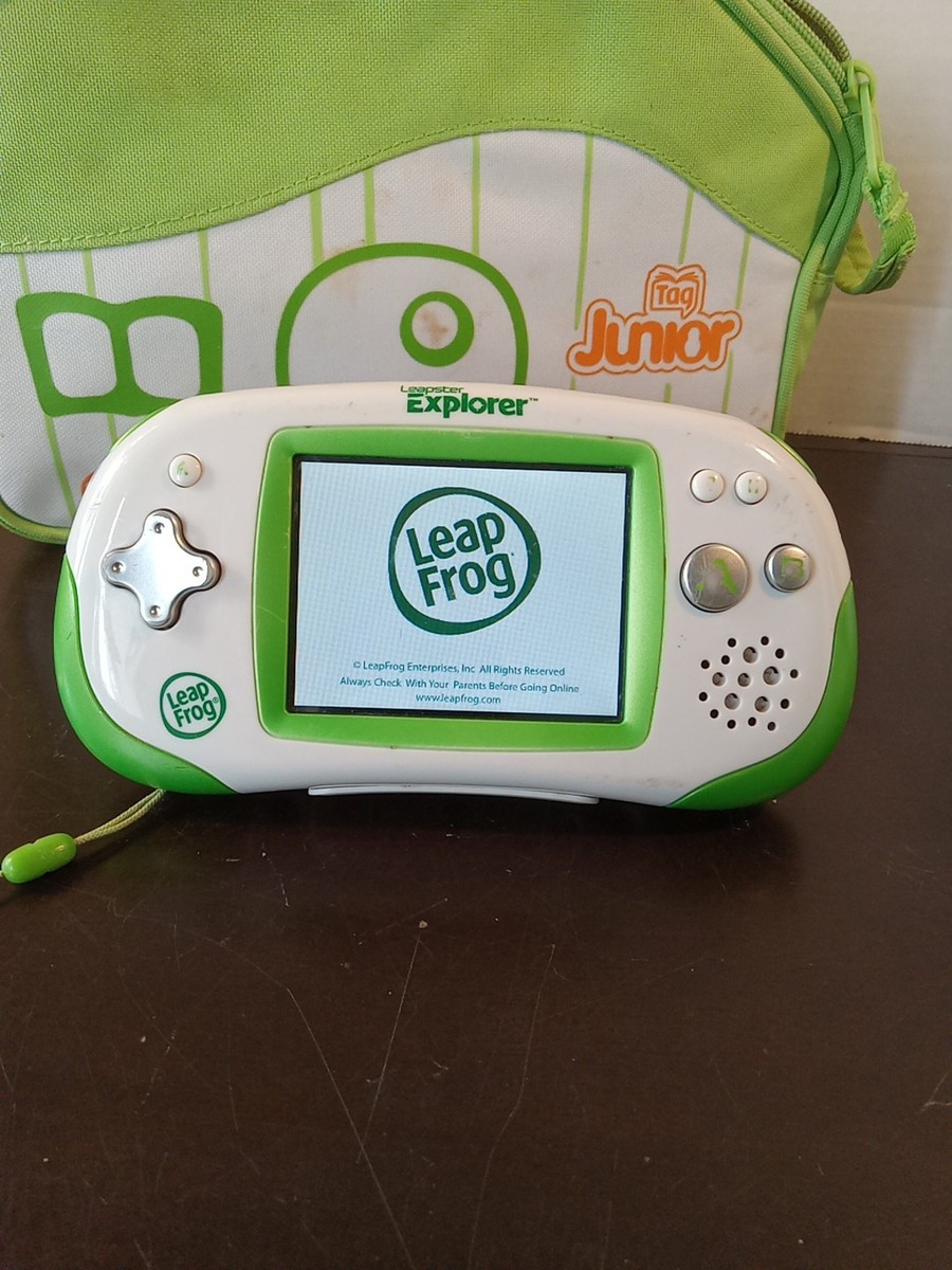 Leapster Exporer, Tag Junior, 1 Game, Cord And Carrying Case READ