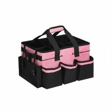 Tool Organizer Tote Large Capacity Tool Storage Tote Multiple Pockets for