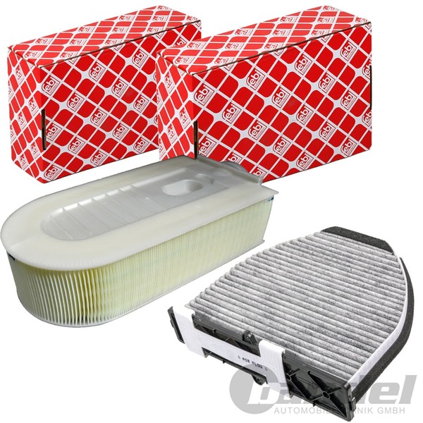 Febi Filterset Inspektionspaket Passend FüR C/E Klasse W/S 204 212 GLK X204-image