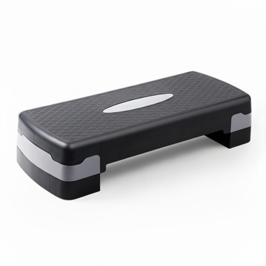 Aerobic Stepper 2 Tier Adjustable Step Aerobics Platform Cardio Fitness