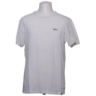 Volcom, T-shirt, Größe: L, Weiß, Einfarbig, Herren #IUc