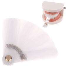 Dental Gauge Teeth Space Measuring Ruler 0.1mm Thickness Plastic Measuring Ruler