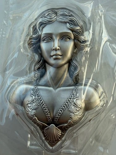 2oz Silver Busty Lady Venus Still Sealed 999 Pure Komsco stacker bullion