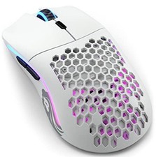 Glorious Model O Wireless Gaming Mouse Superlight 69g Honeycomb RGB Matte White