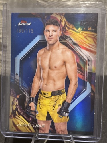 2024 Topps Finest UFC VICENTE LUQUE Uncommon Blue /175 #133 Near Mint - Picture 1 of 3