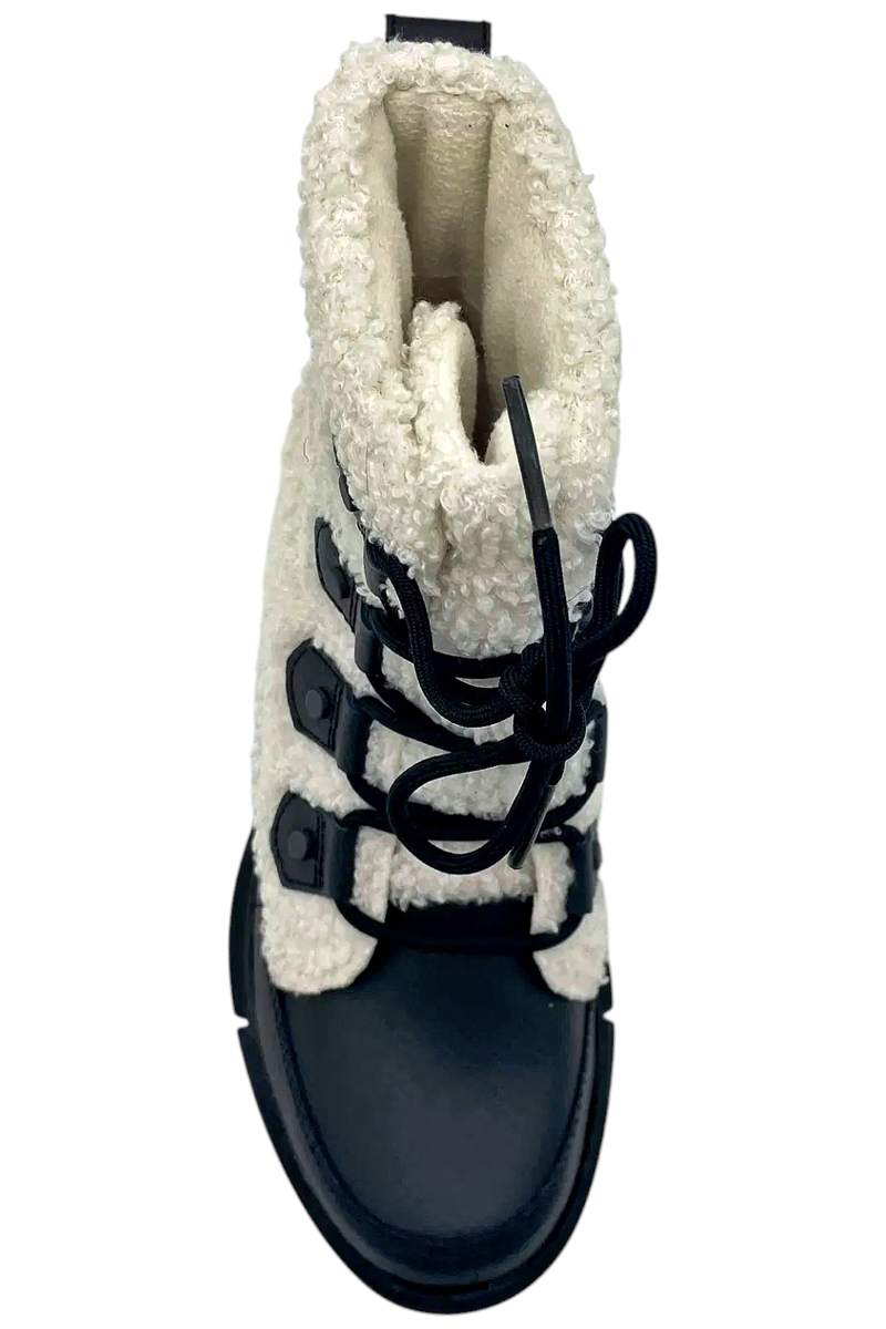 Sorel Women's Explorer II Joan Cozy Boots Black/Sea Salt | eBay