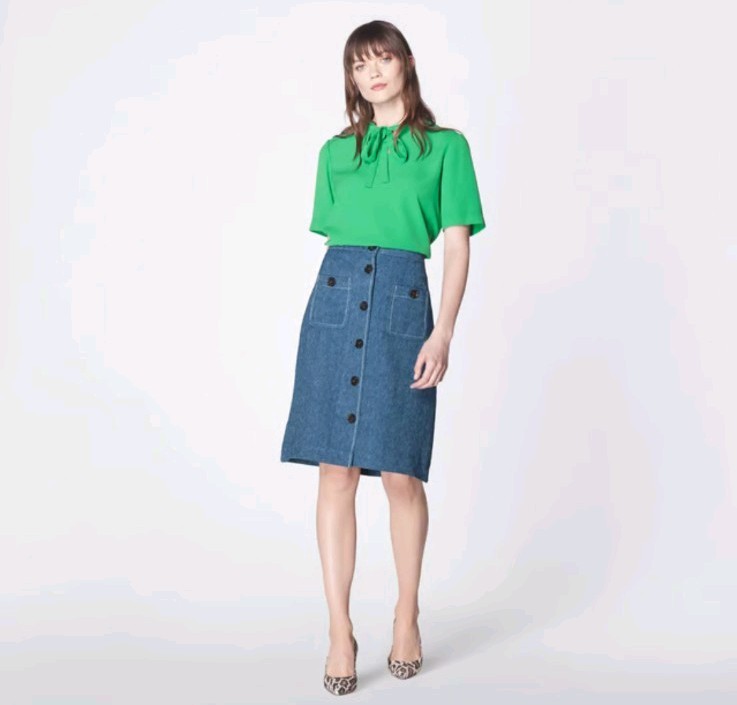 LK Bennett Blouse Shirt Top Size 8 Small Rrp £125