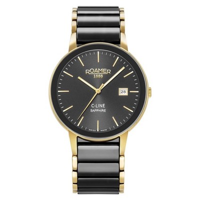 Roamer C-Line 997833 48 85 20   Herrenuhr, elegant, 41 mm, Edelstahl, Garantie: 