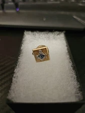 Tested 14K MASONIC GOLD BADGE Lapel Pin Hat Pin Vintage