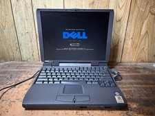 Clean Vintage Retro Dell Latitude CPi D300XT Laptop Serial Parallel Floppy