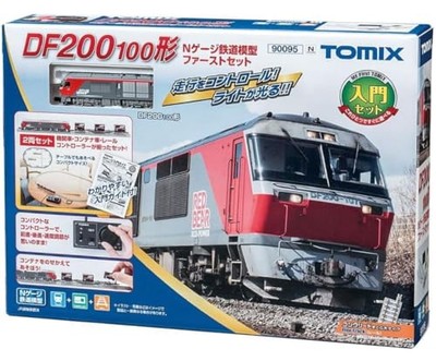 ・Tomytec Tomi X DF200 100-Typ Spur N Modelleisenbahn Einsteigerset