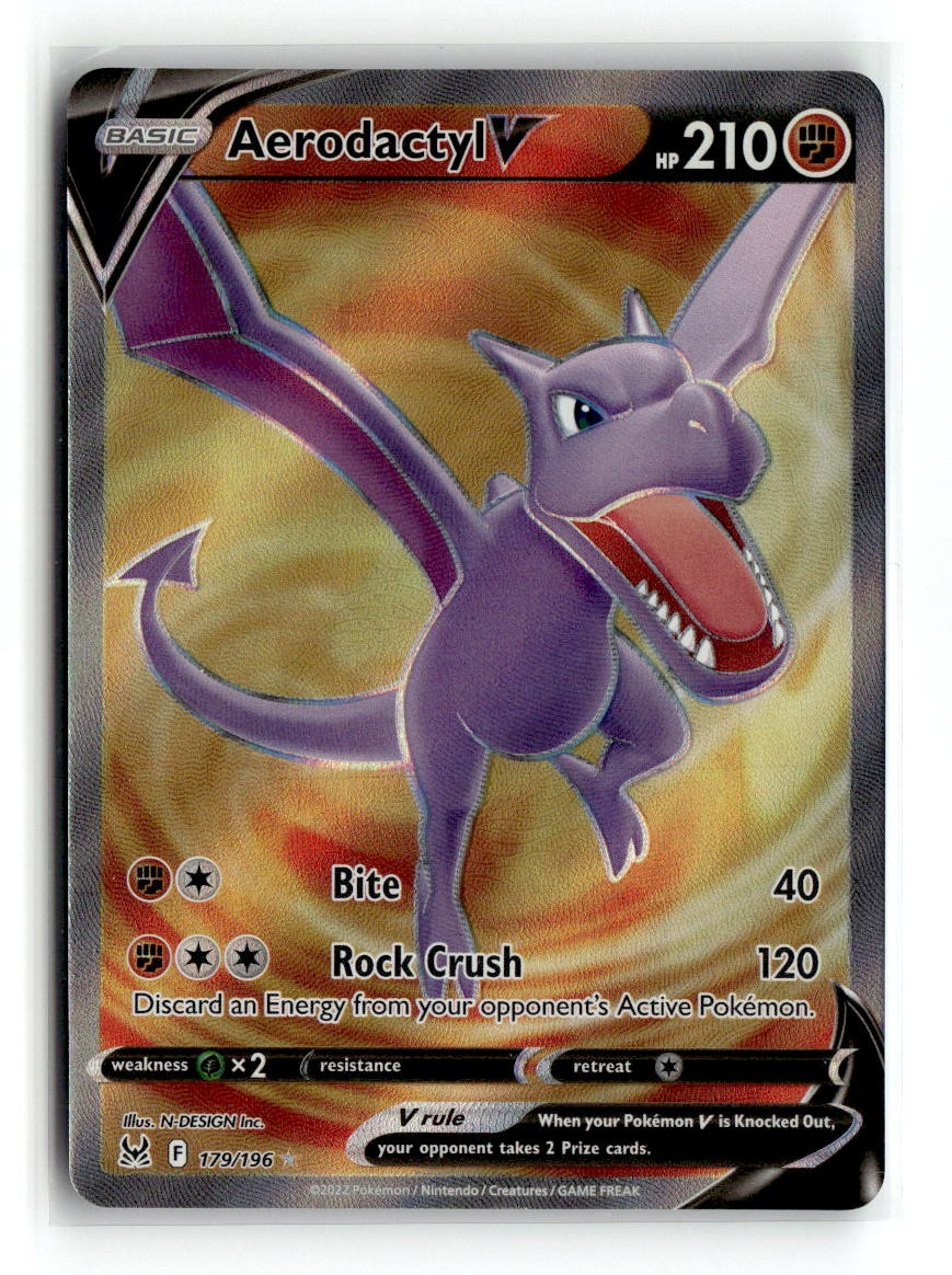 Aerodactyl V (Full Art) Holofoil [SWSH11 - 179/196]