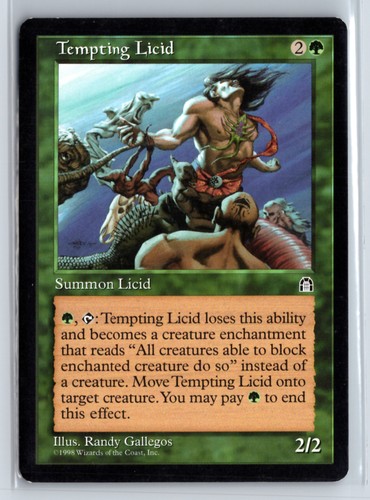 (3X) Tempting Licid Stronghold Uncommon – MTG Magic the Gathering Card - Picture 3 of 9