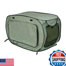 SportPet Designs Soft-Sided Pop-Open Pet Kennel, Medium Portable Travel Crate fo